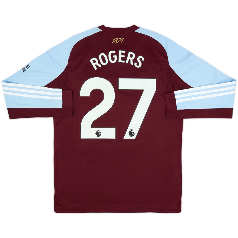 2025-26 Aston Villa Home L/S Shirt Rogers #27