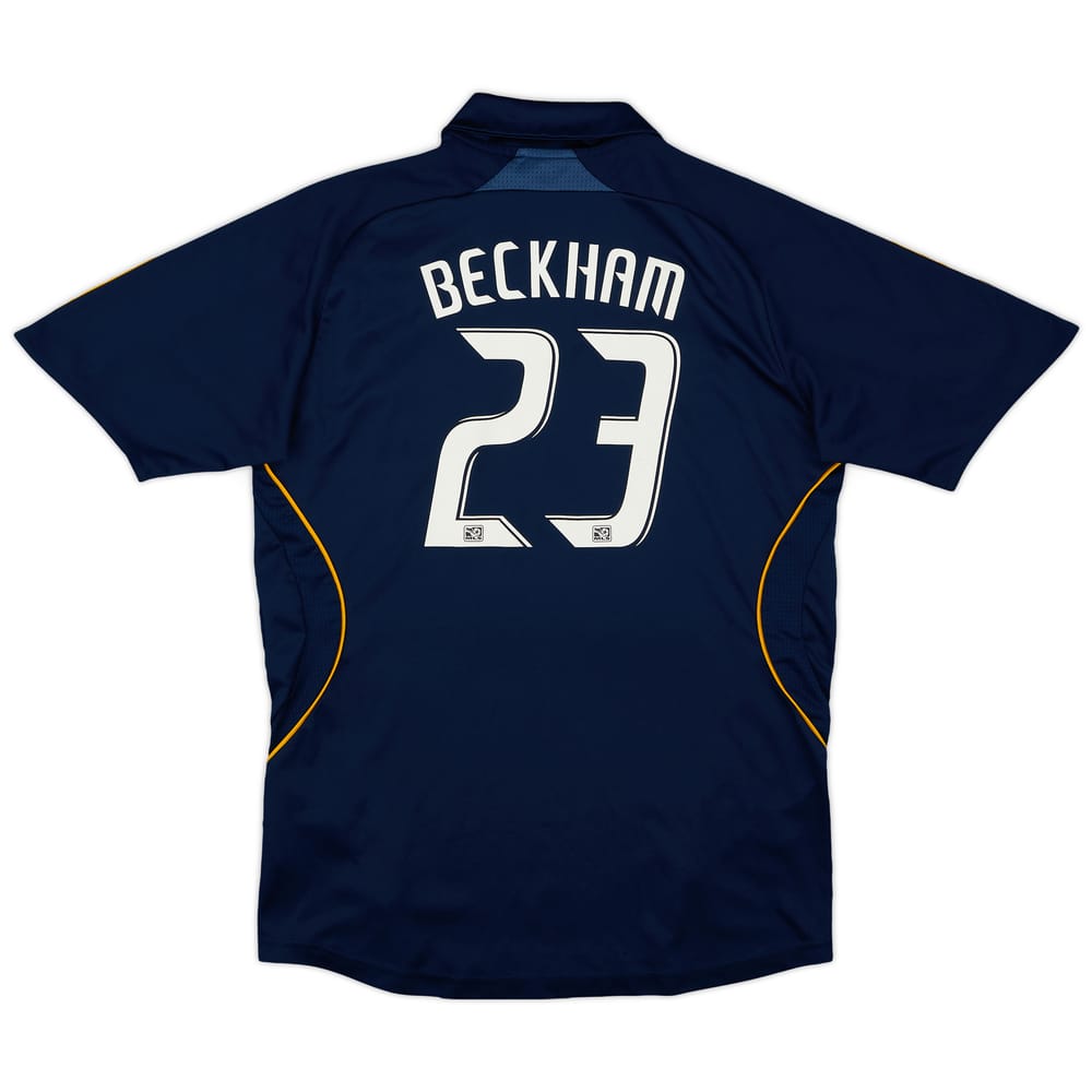 2007-08 LA Galaxy Away Shirt Beckham #23 - 7/10 - (L.Boys)