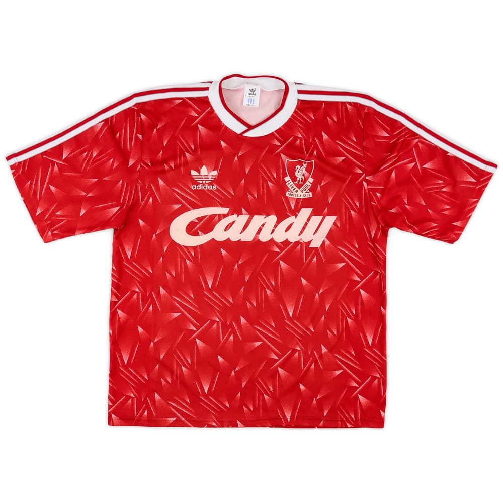 1989-91 Liverpool Home Shirt - 8/10 - (M/L)