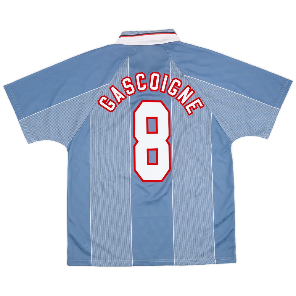 1996-97 England Away Shirt Gascoigne #8 - 9/10 - (L)
