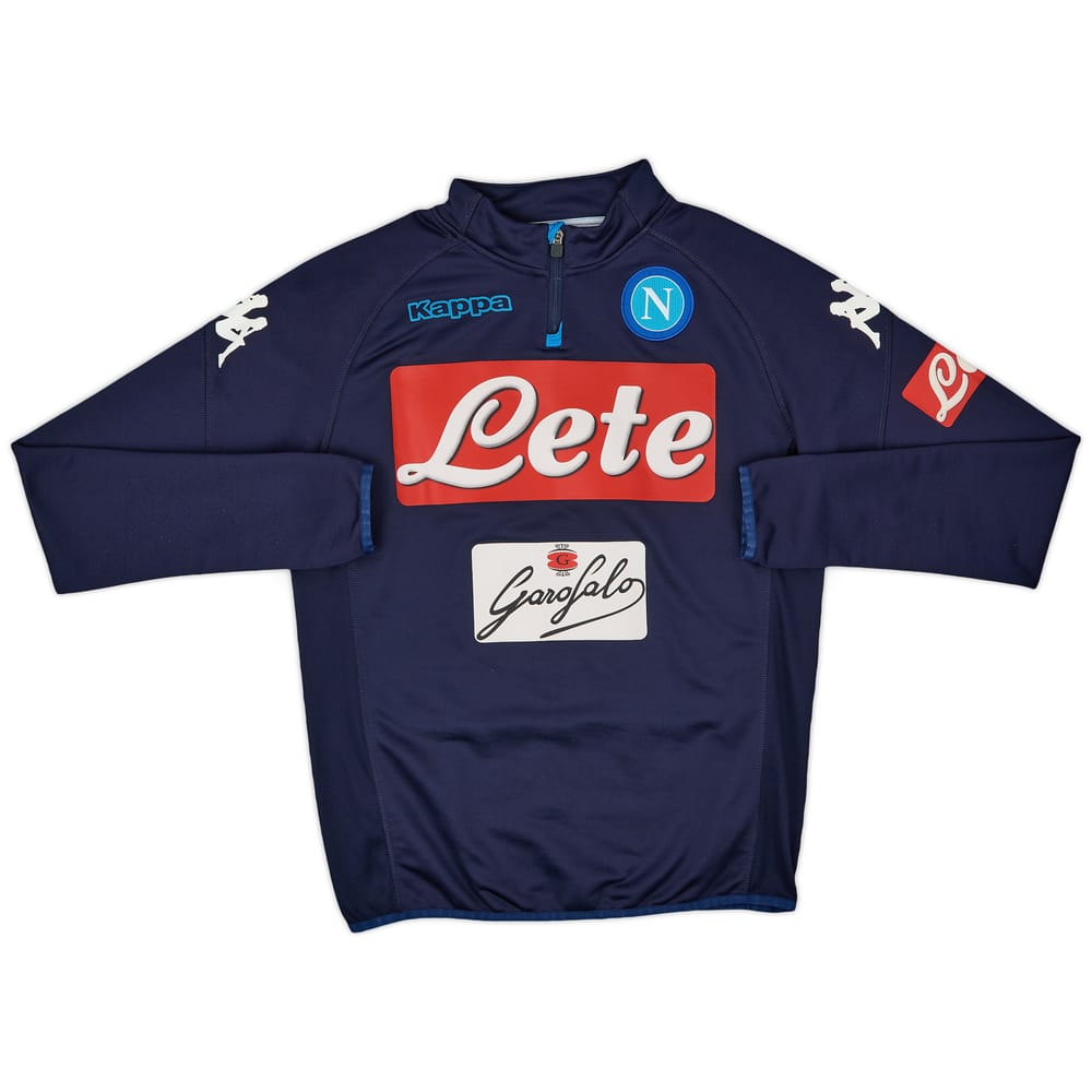 2017-18 Napoli Kappa 1/4 Zip Drill Top - 8/10 - (L)