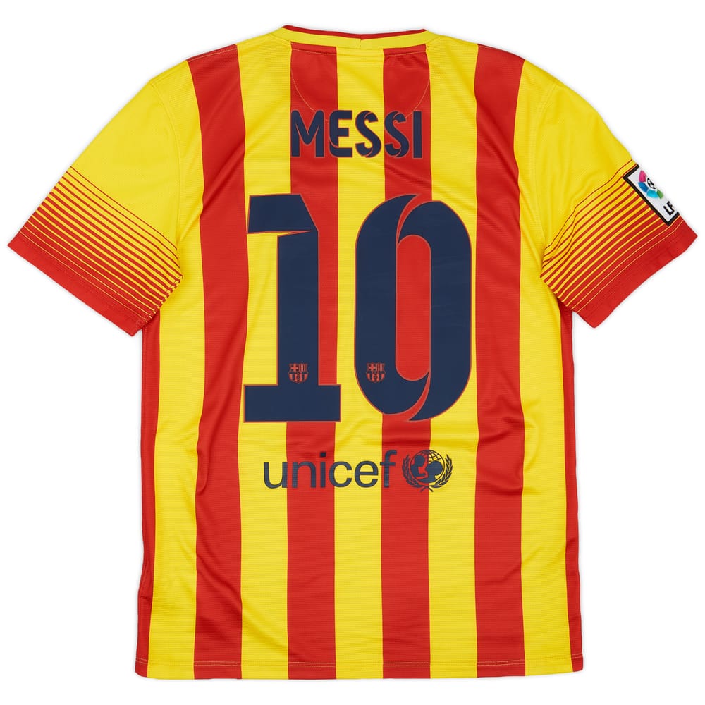 2013-15 Barcelona Away Shirt Messi #10 - 6/10 - (S)