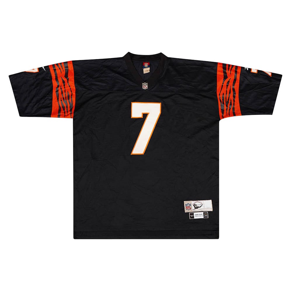 1989 Cincinnati Bengals Esiason #7 Reebok Gridiron Classics Jersey (Home) XXL