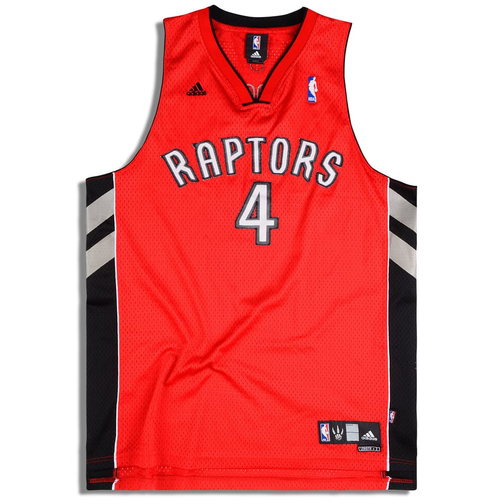 2006-10 Toronto Raptors Bosh #4 adidas Swingman Jersey (Away) XL