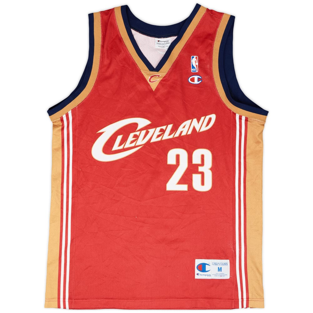 2003-10 Cleveland Cavaliers James #23 Champion Away Jersey - 8/10 - (M)