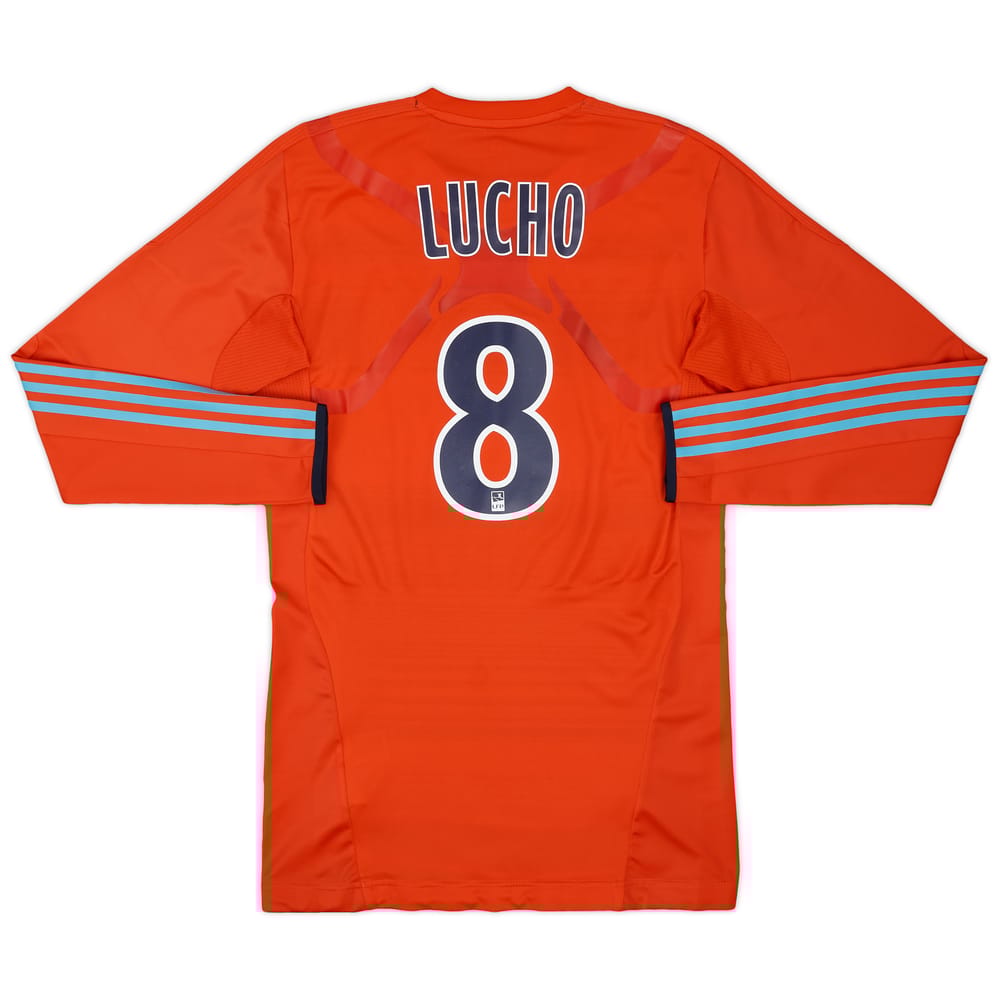 2011-12 Olympique Marseille Player Issue TechFit Third L/S Shirt Lucho #8 - 10/10 - (XL)