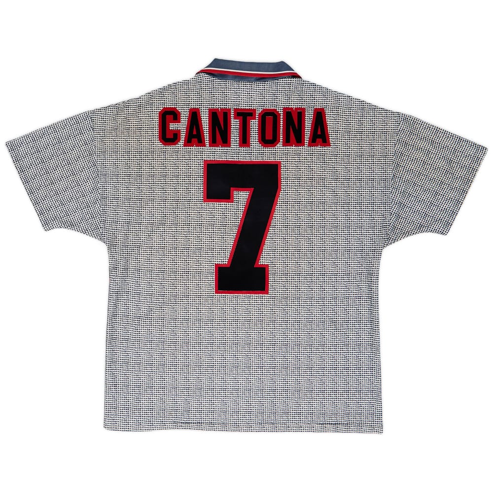 1995-96 Manchester United Away Shirt Cantona #7 - 8/10 - (M)