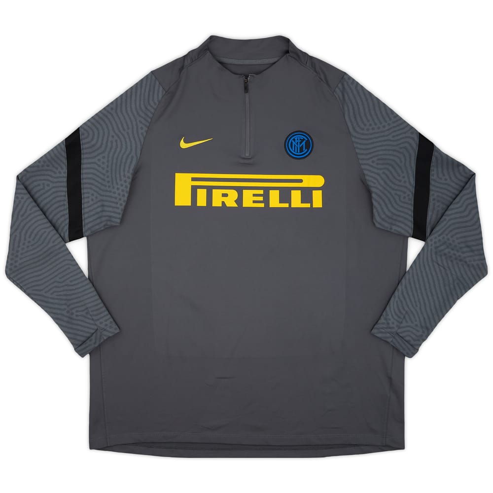 2020-21 Inter Milan Nike 1/4 Zip Drill Top - 8/10 - (XXL)