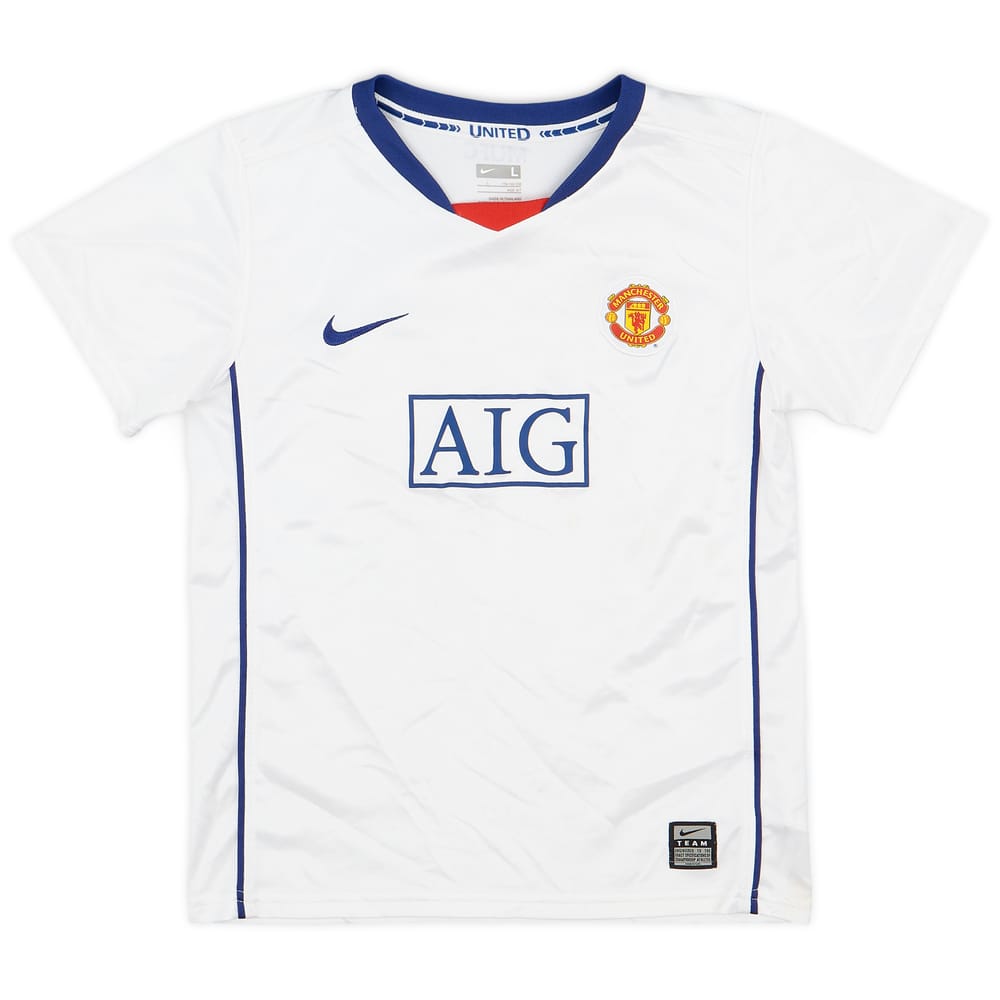 2008-10 Manchester United Away Shirt - 8/10 - (6-7 Years)