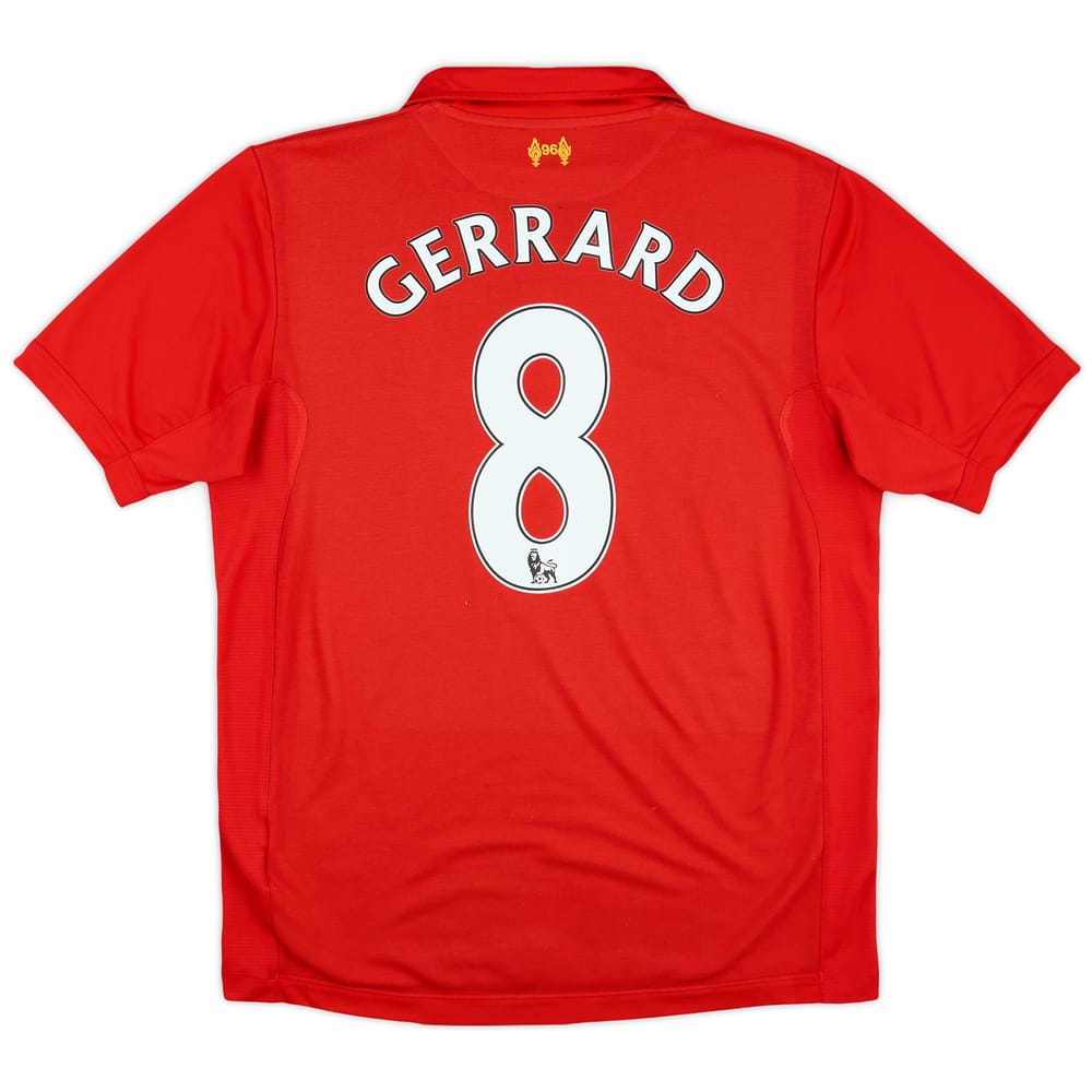 2012-13 Liverpool Home Shirt Gerrard #8 - 5/10 - (L)