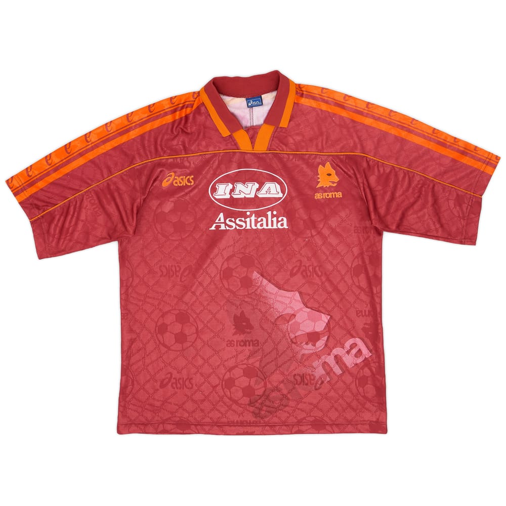 1995-96 Roma Home Shirt - 8/10 - (M)