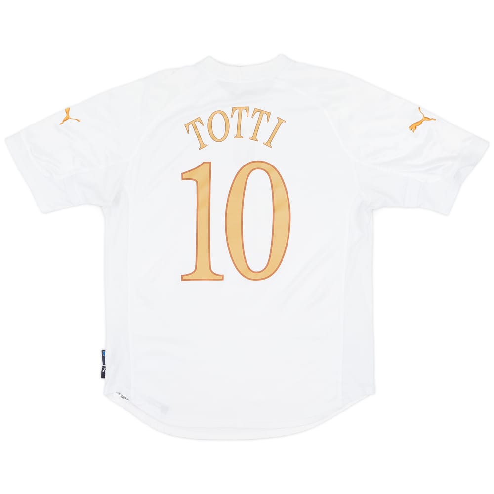 2004-06 Italy Away Shirt Totti #10 - 6/10 - (XL)