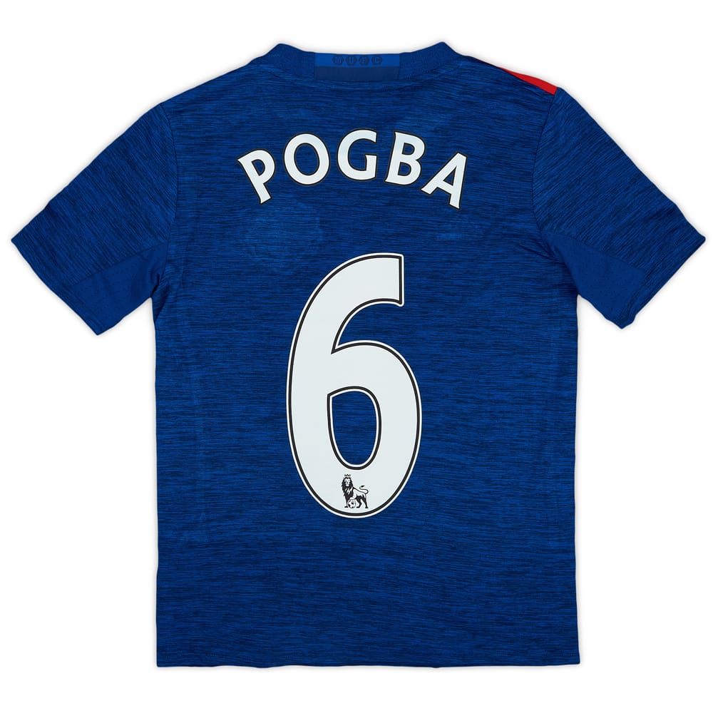 2016-17 Manchester United Away Shirt Pogba #6 - 8/10 - (S.Boys)