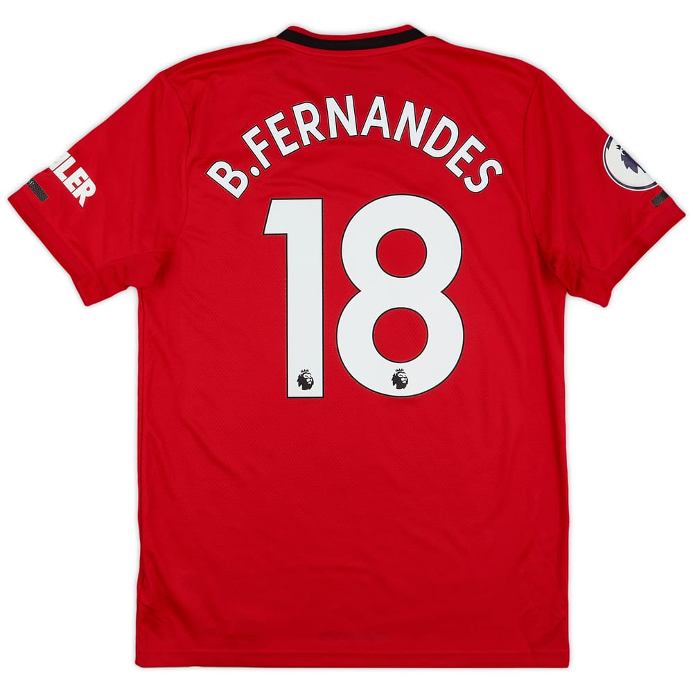 2019-20 Manchester United Home Shirt B.Fernandes #18 - 8/10 - (M)