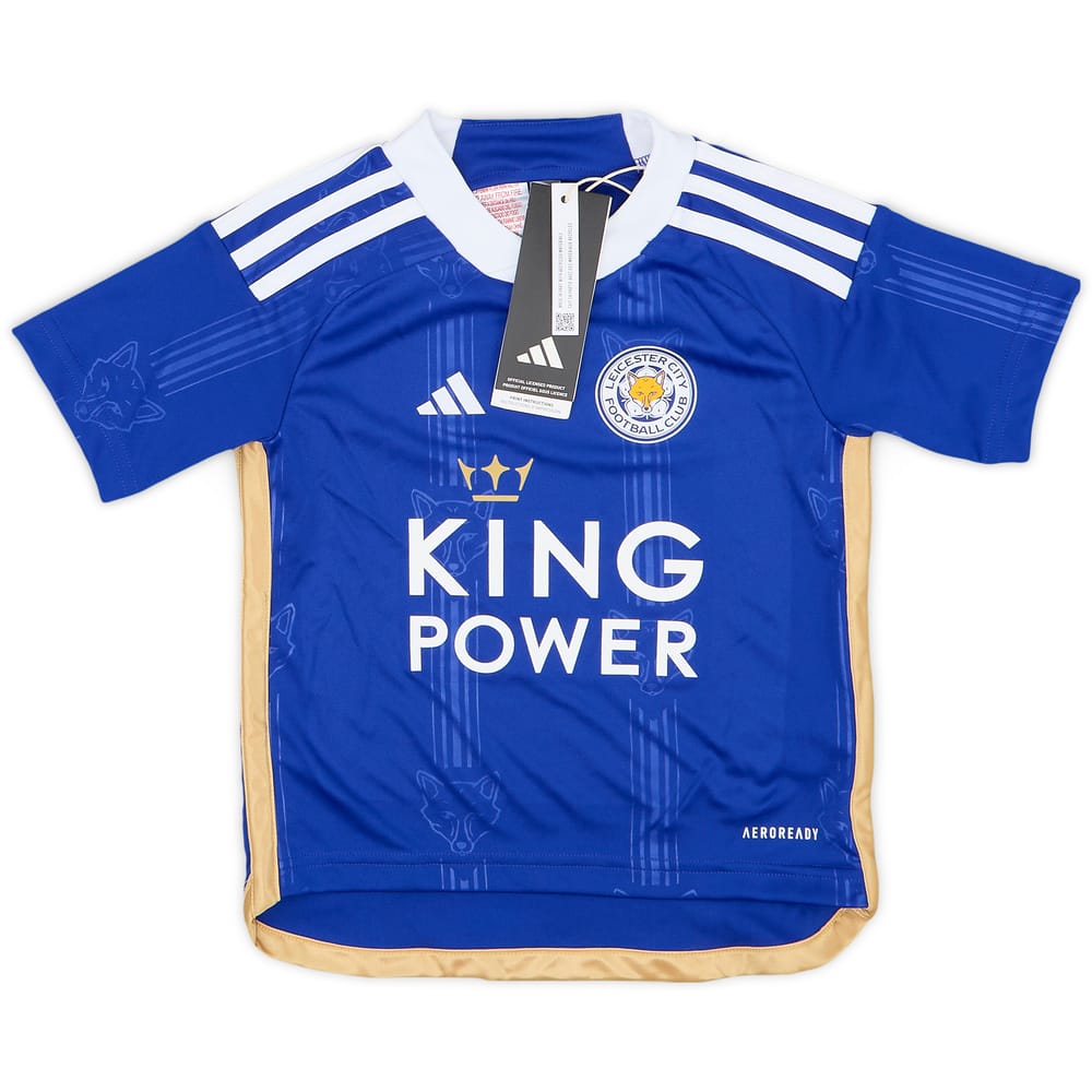 2023-24 Leicester Home Shirt (3-4 Years)
