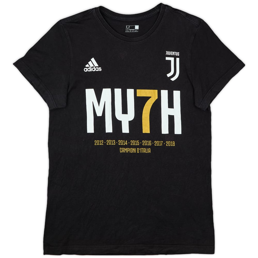2018-19 Juventus adidas Graphic Tee - 6/10 - (M)