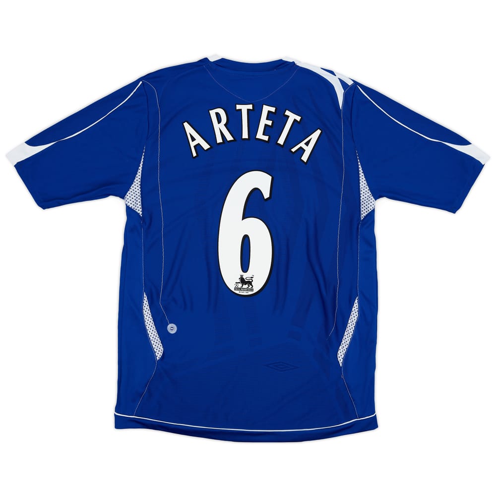 2006-07 Everton Home Shirt Arteta #6 - 9/10 - (M)