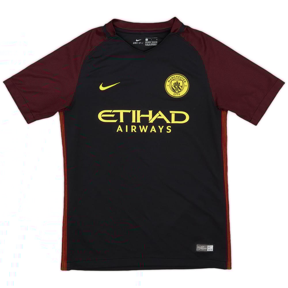 2016-17 Manchester City Away Shirt - 8/10 - (L.Boys)