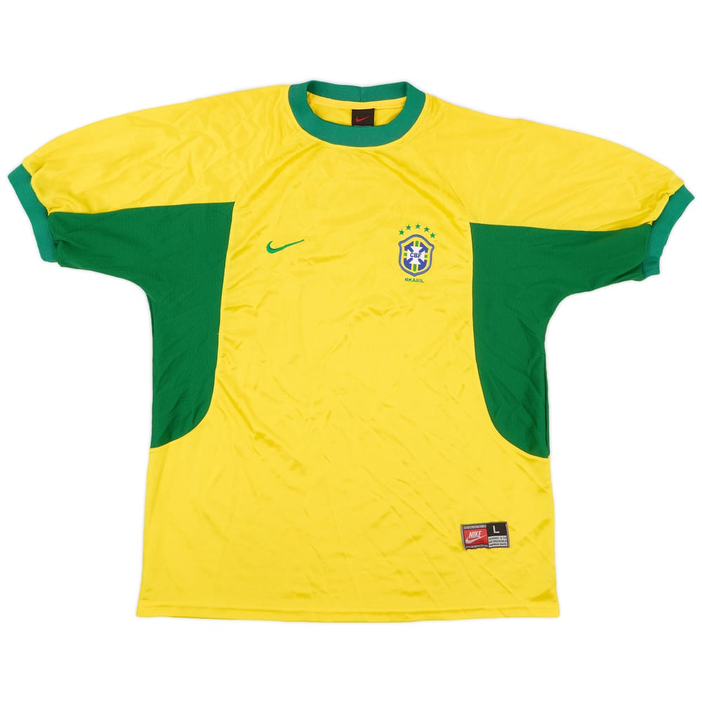 1998-99 Brazil NIke Training Shirt - 7/10 - (L)