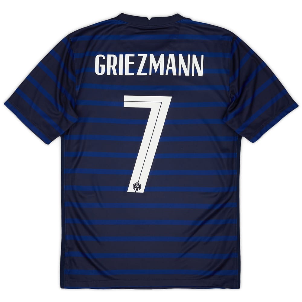 2020-21 France Home Shirt Griezmann #7 - 9/10 - (S)