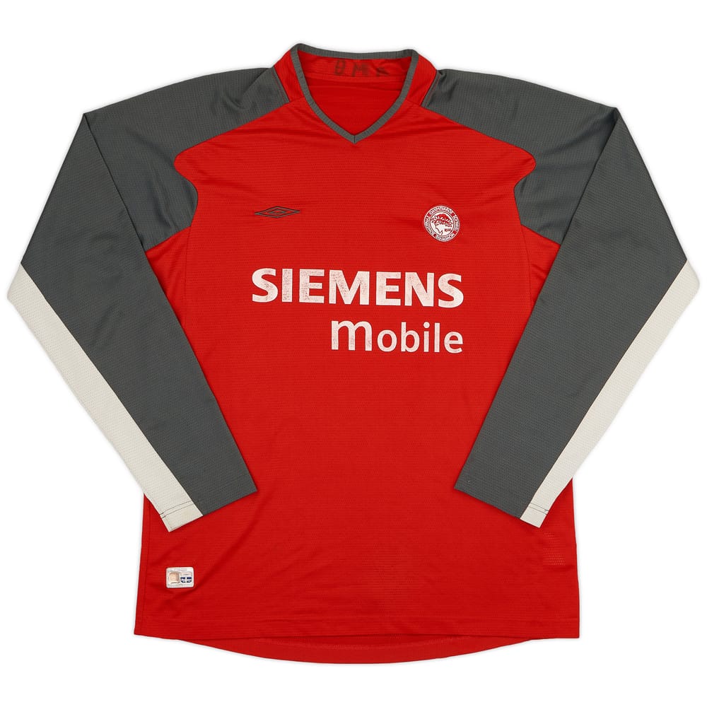 2003-04 Olympiakos Umbro Training L/S Shirt - 5/10 - (XL)