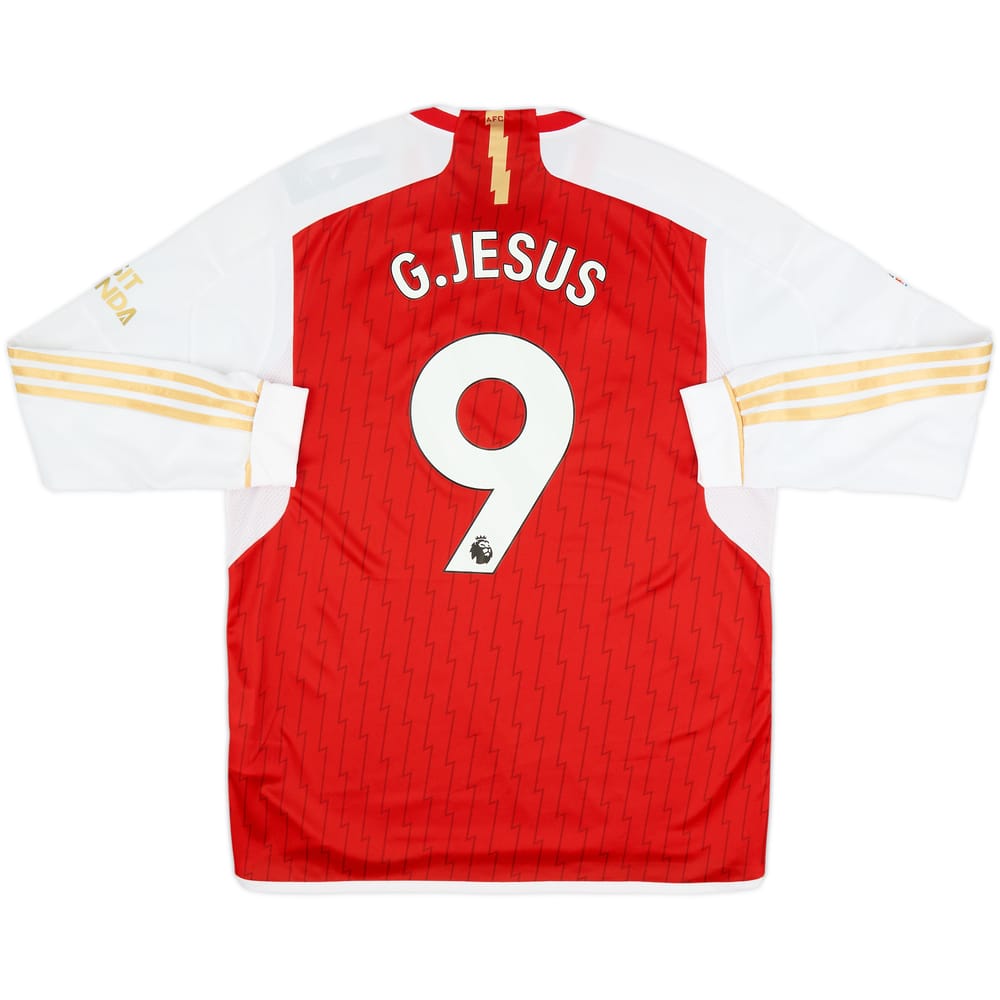 2023-24 Arsenal Home L/S Shirt G.Jesus #9 (XL)
