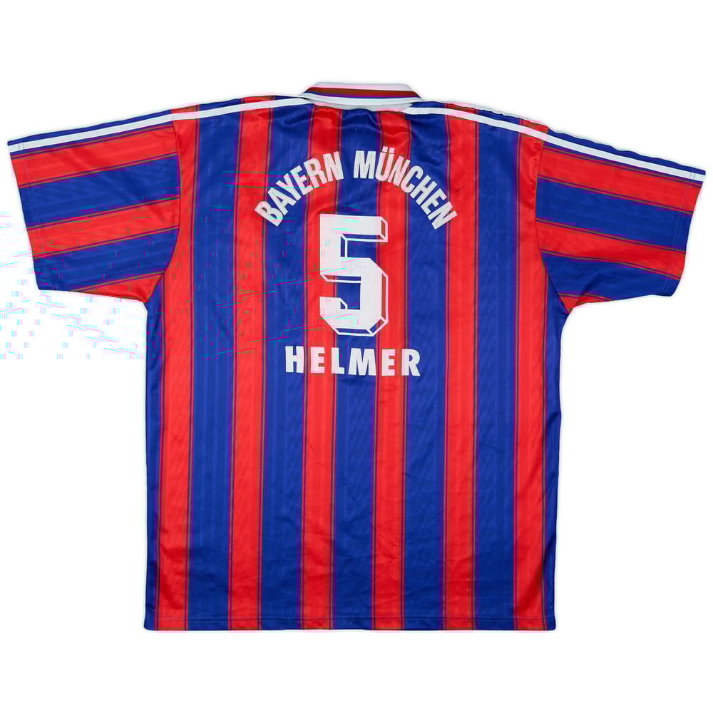1995-97 Bayern Munich Home Shirt Helmer #5 - 7/10 - (XXL)