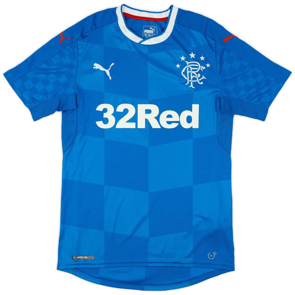 2016-18 Rangers Home Shirt - 8/10 - (S)