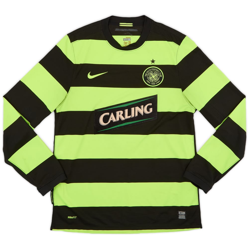2009-11 Celtic Away L/S Shirt - 7/10 - (M)