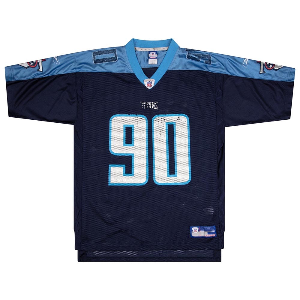 2002-03 Tennessee Titans Kearse #90 Reebok On Field Jersey (Home) L