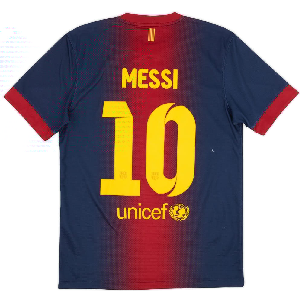 2012-13 Barcelona Home Shirt Messi #10 - 8/10 - (S)