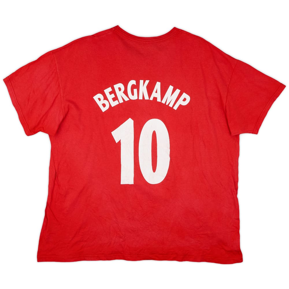 2006-07 Arsenal 'Dennis Bergkamp Testimonial' Cotton Tee Bergkamp #10 - 7/10 - (XL)