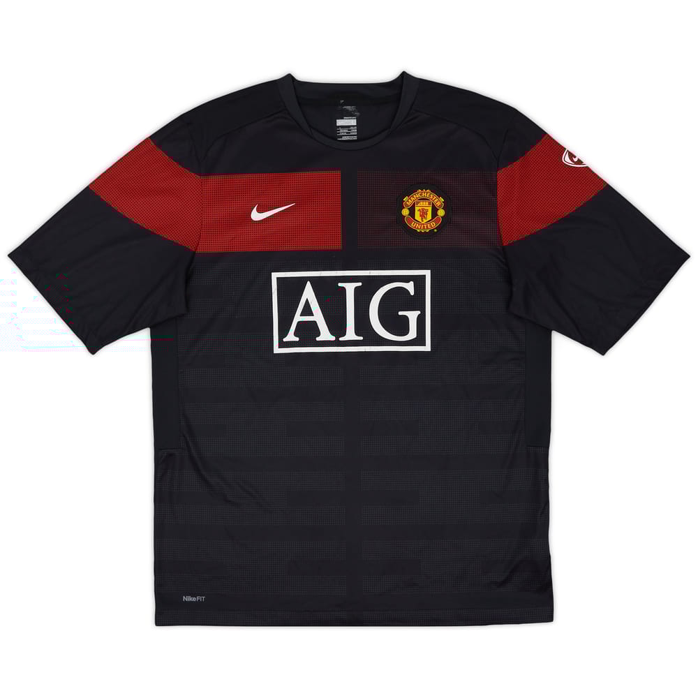 2009-10 Manchester United Nike Training Shirt - 6/10 - (L)