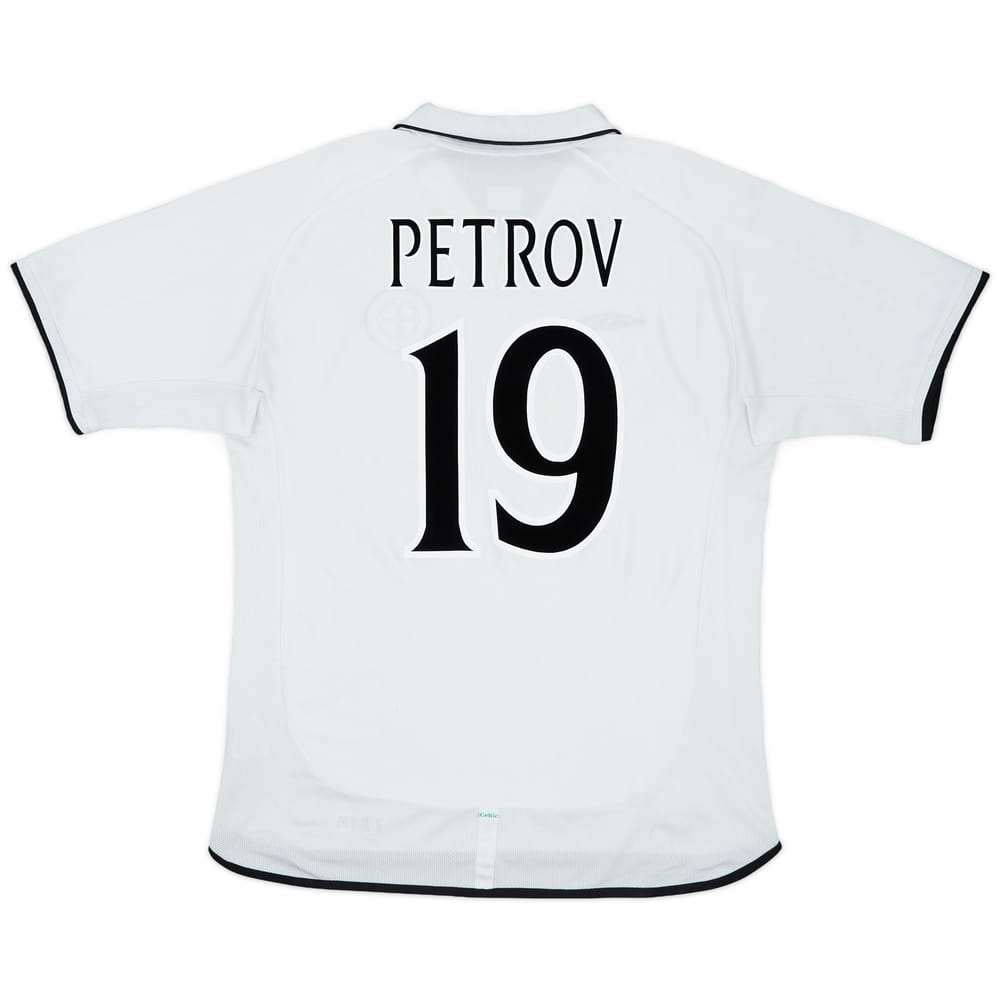 2001-02 Celtic Away Shirt Petrov #19 - 6/10 - (XL)
