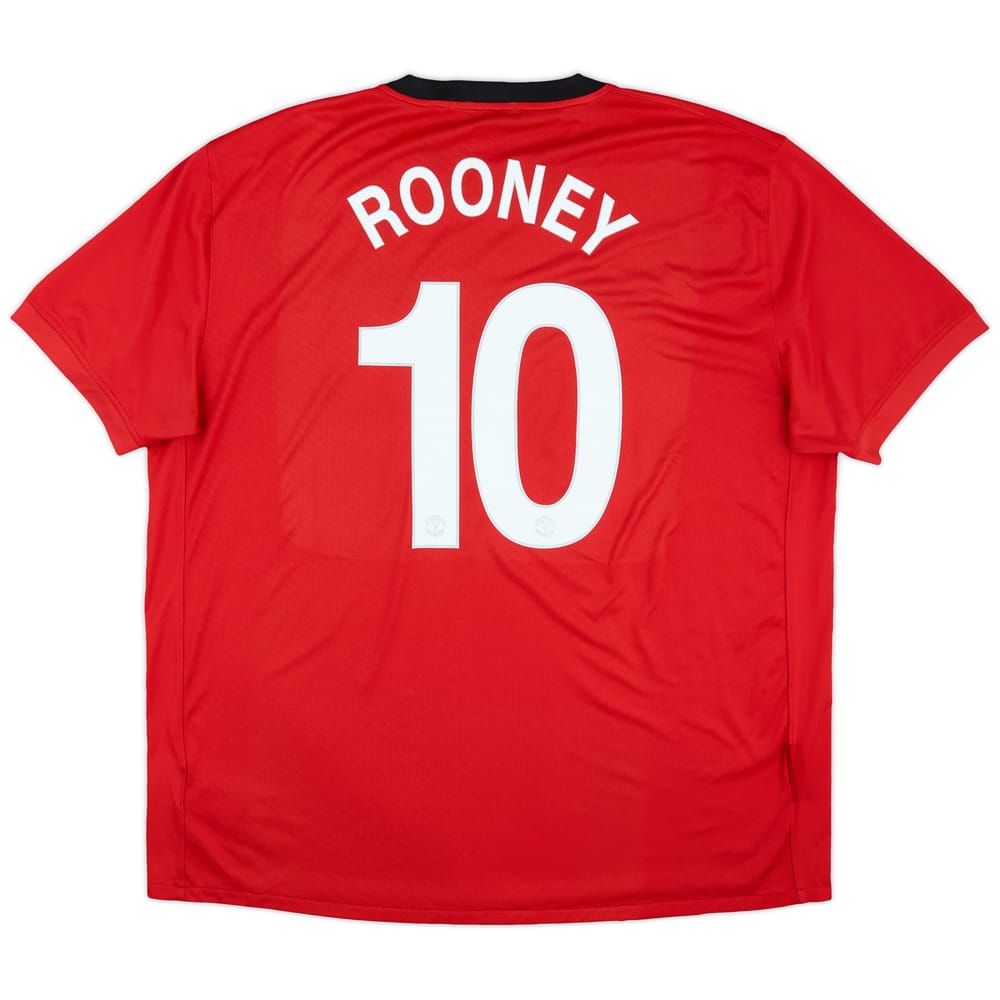 2009-10 Manchester United Home Shirt Rooney #10 - 8/10 - (3XL)