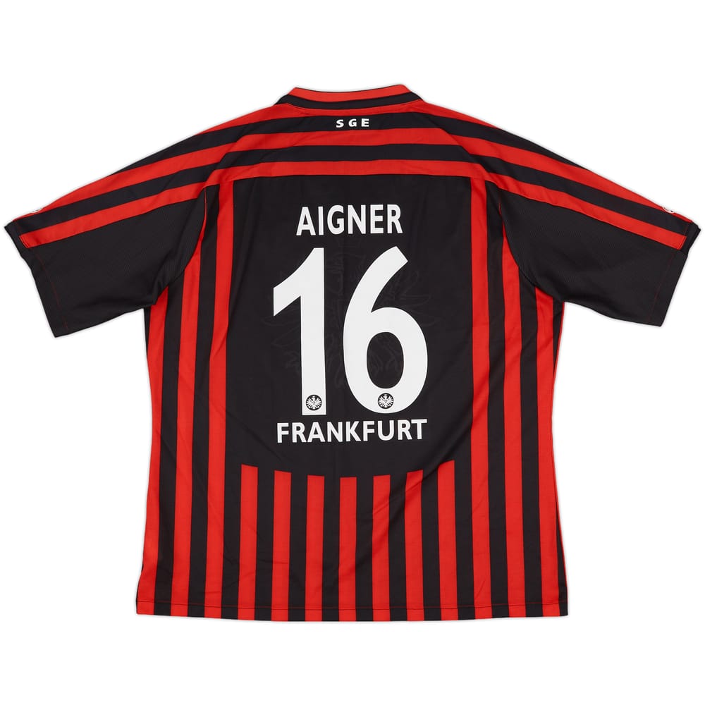 2012-13 Eintracht Frankfurt Home Shirt Aigner #16 - 10/10 - (XXL)