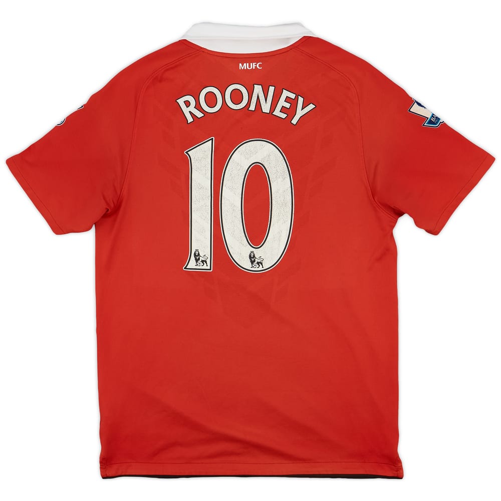 2010-11 Manchester United Home Shirt Rooney #10 - 5/10 - (M)