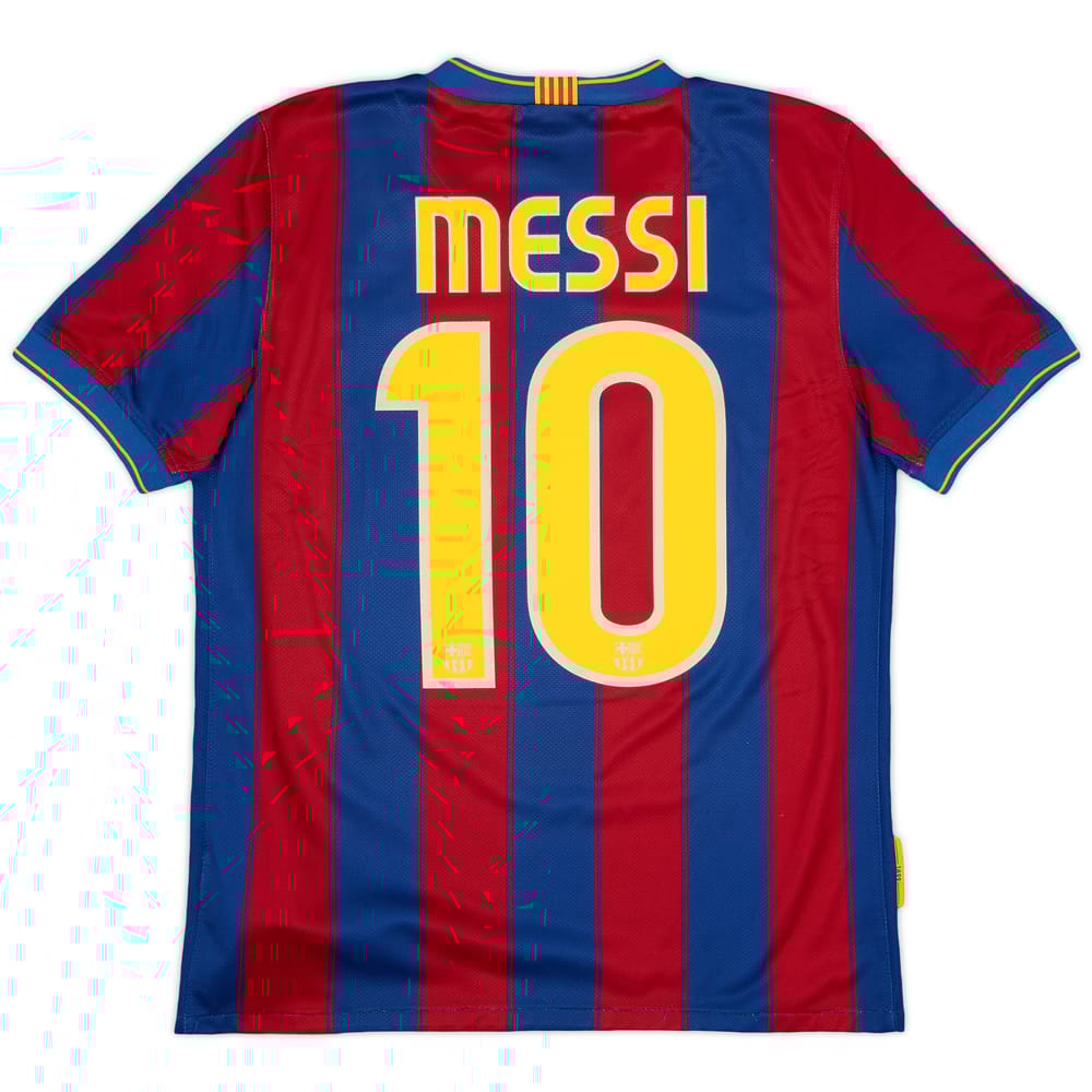 2009-10 Barcelona Home Shirt Messi #10 - 8/10 - (S)