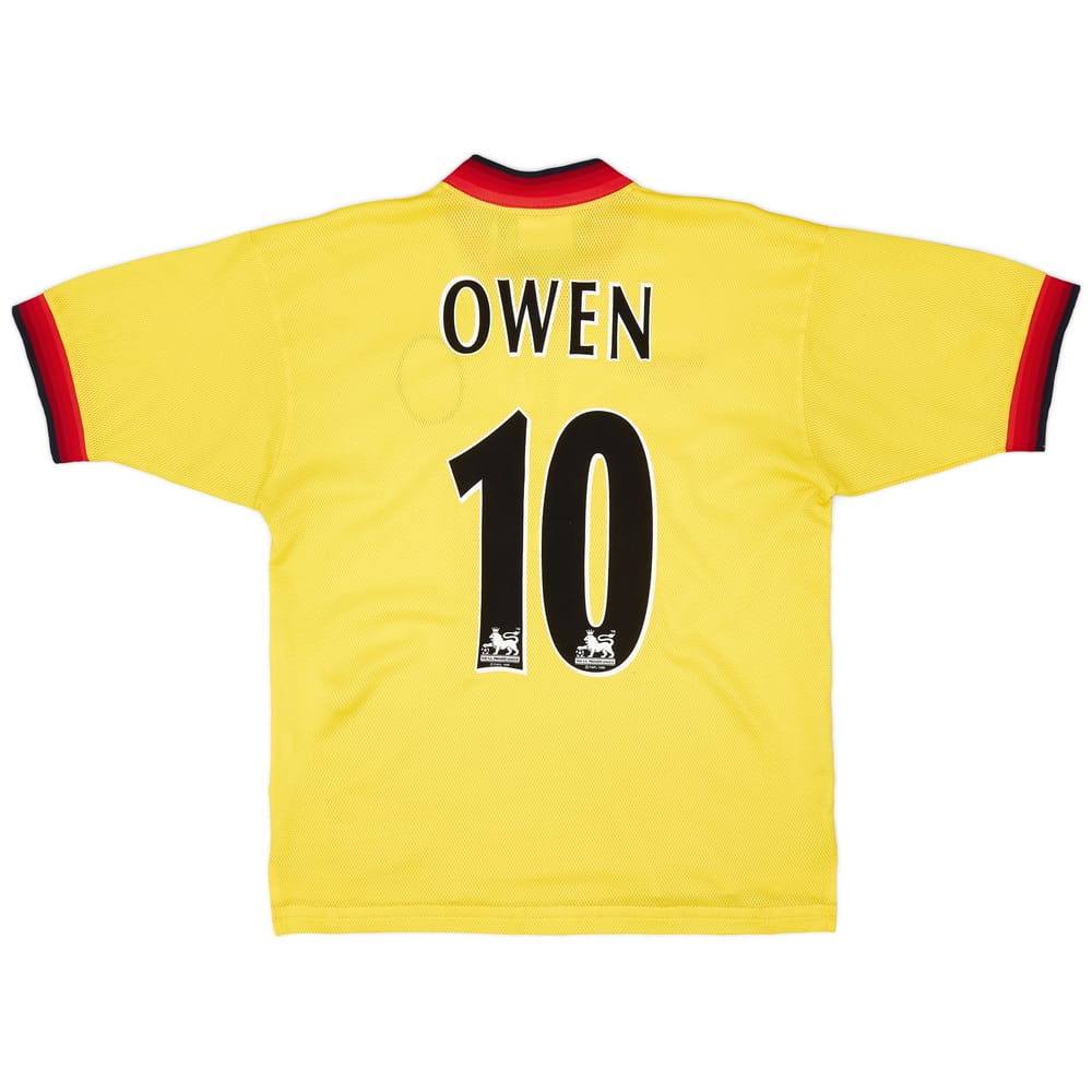 1997-99 Liverpool Away Shirt Owen #10 - 8/10 - (M)