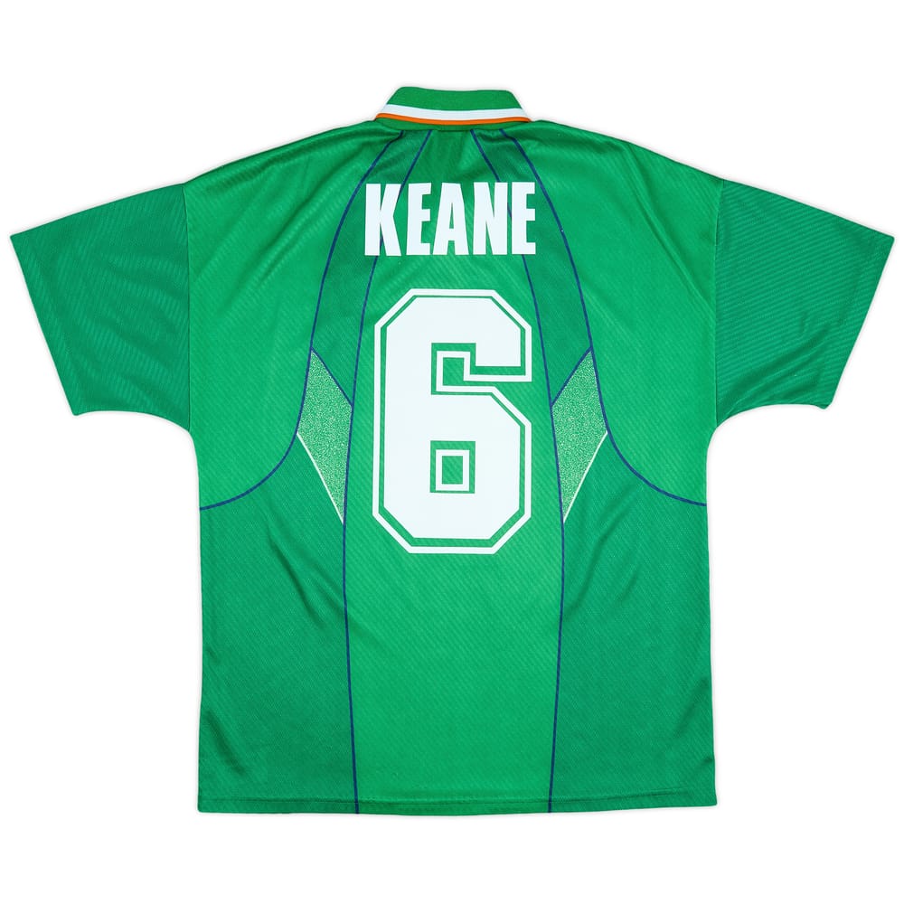 1994-95 Ireland Home Shirt Keane #6 - 8/10 - (L)