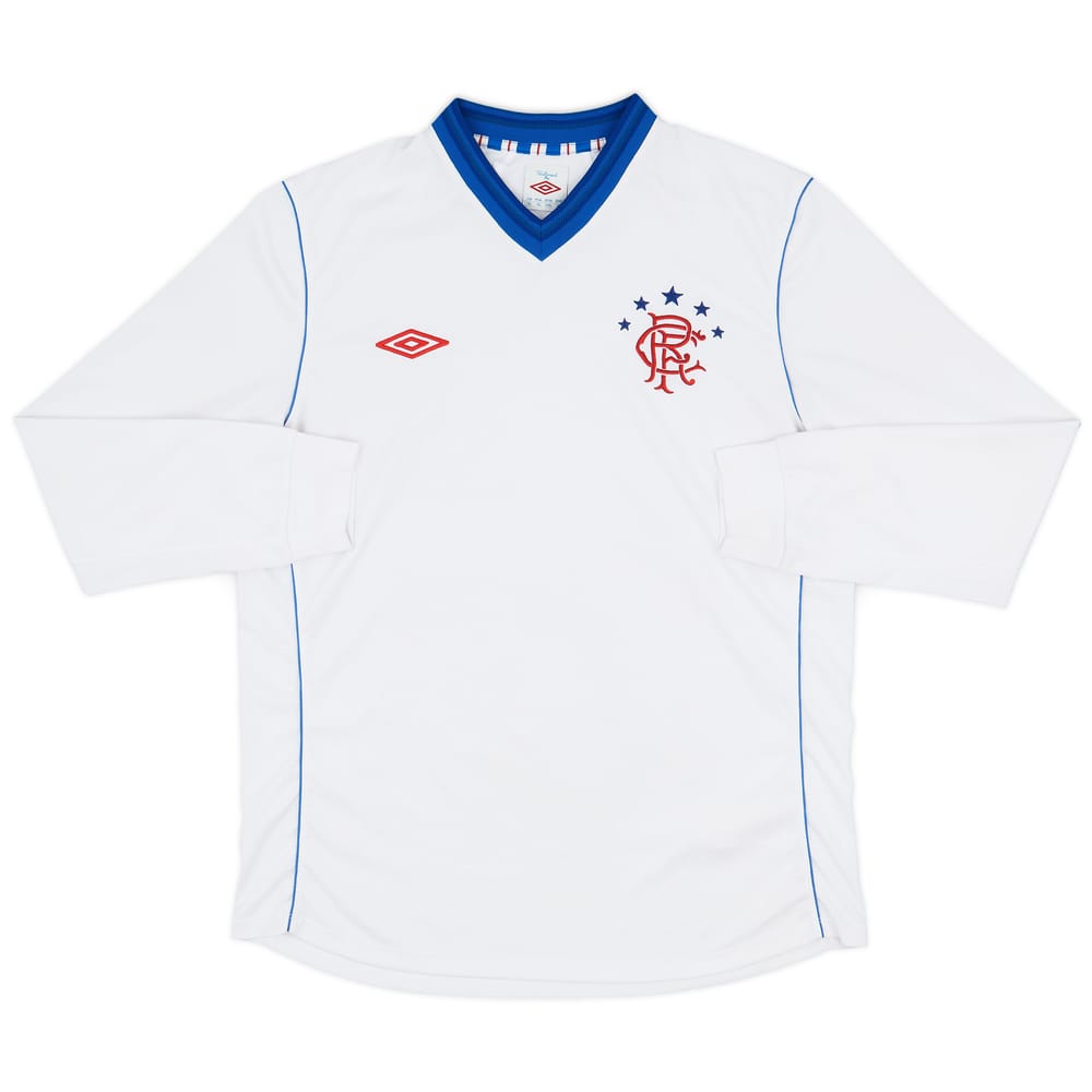 2012-13 Rangers Away L/S Shirt - 8/10 - (XL)