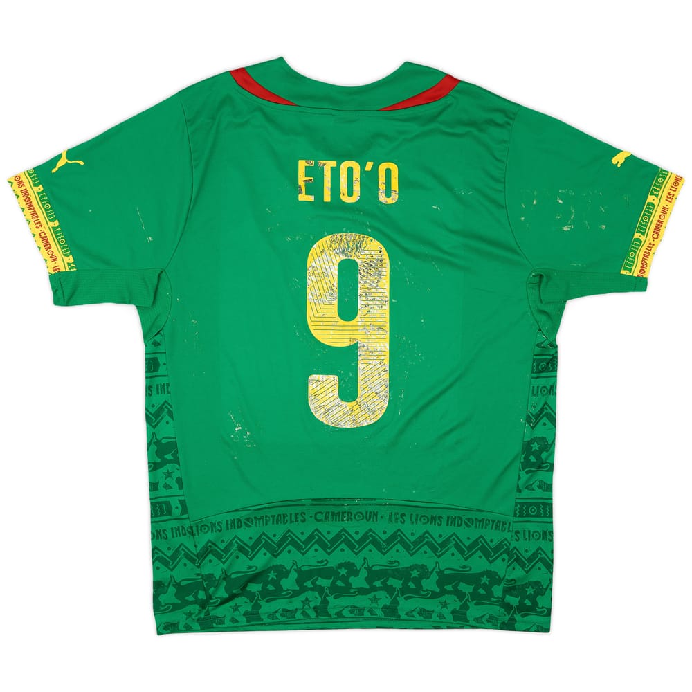 2014-16 Cameroon Home Shirt Eto'o #9 - 4/10 - (XL)