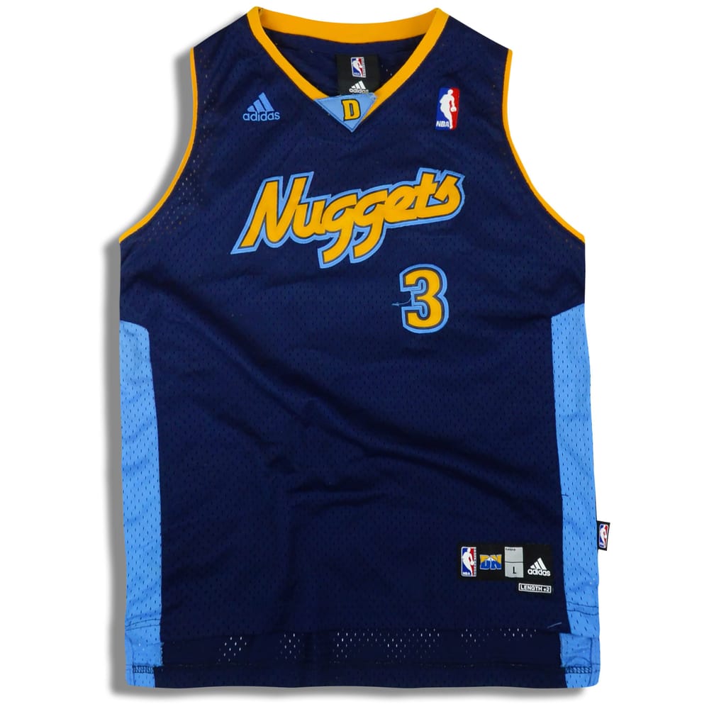 2006-08 Denver Nuggets Iverson #3 adidas Swingman Jersey (Alternate) Y