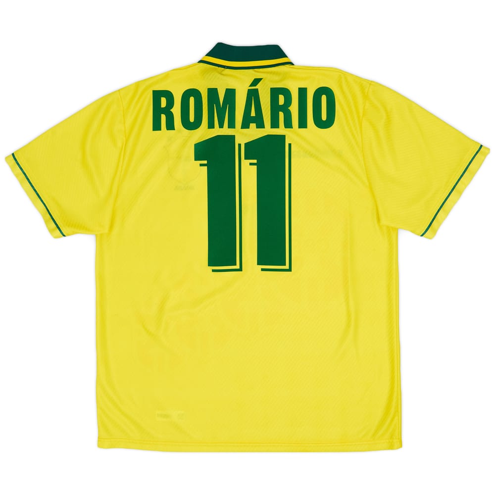 1994 Brazil Home Shirt Romario #11 - 9/10 - (L)