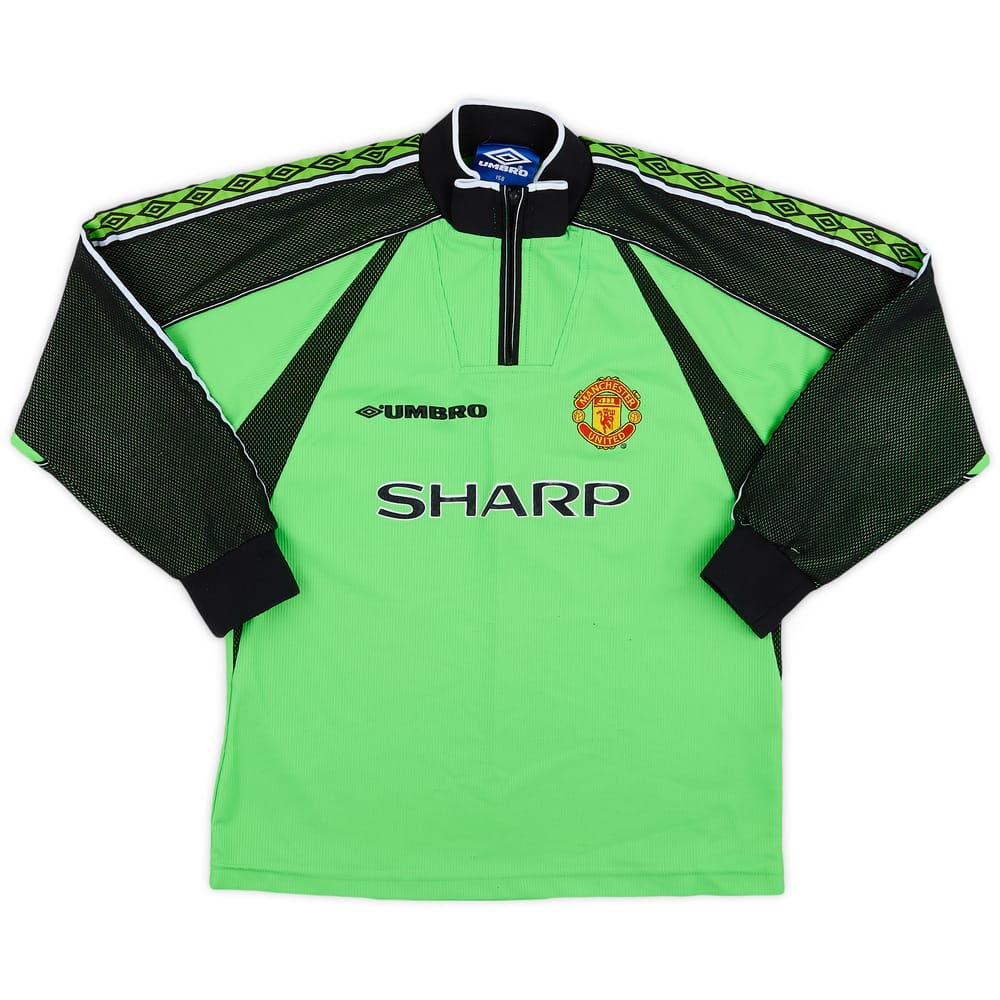 1998-99 Manchester United GK Shirt - 7/10 - (L.Boys)