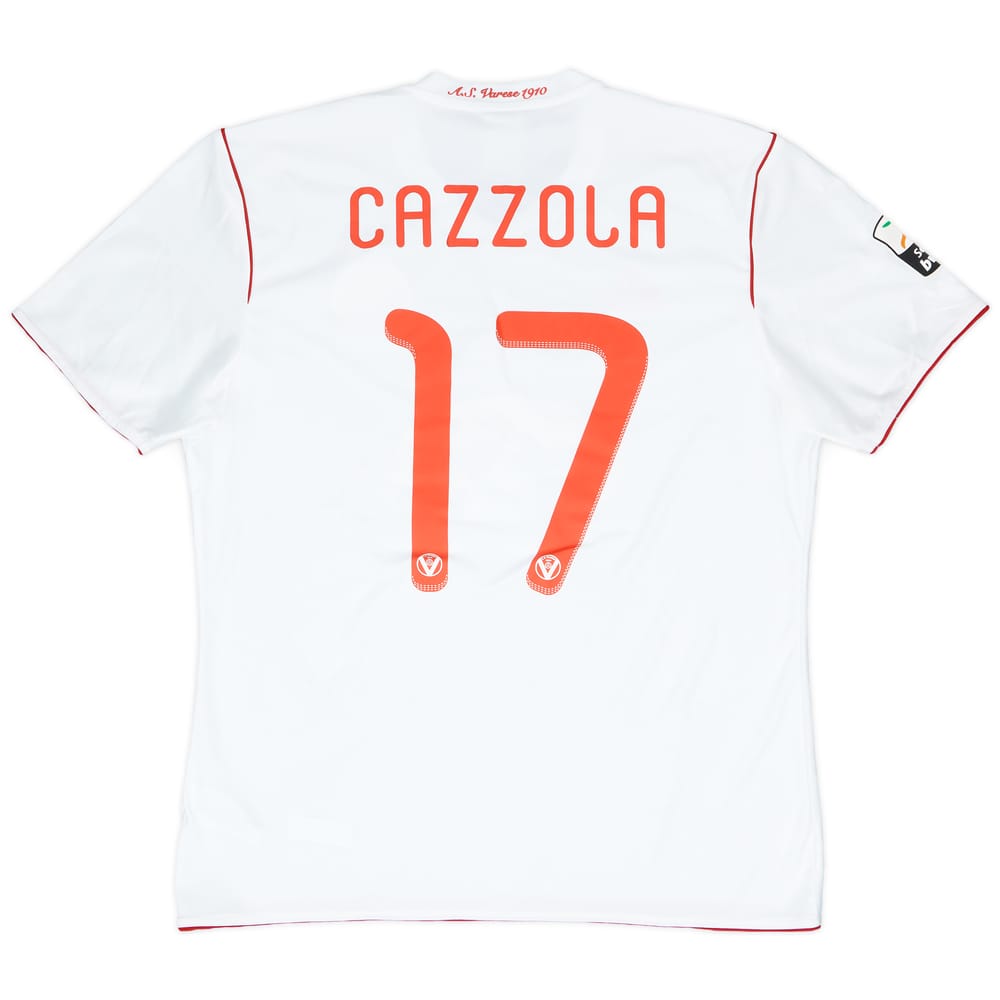 2011-12 Varese Match Issue Away Shirt Cazzola #17
