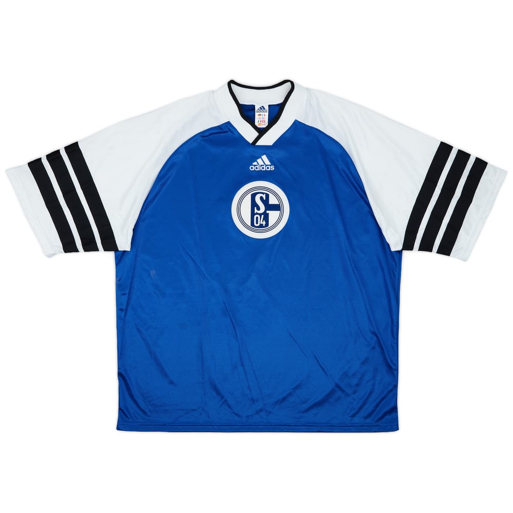 1998-99 Schalke adidas Training Shirt - 8/10 - (XXL)