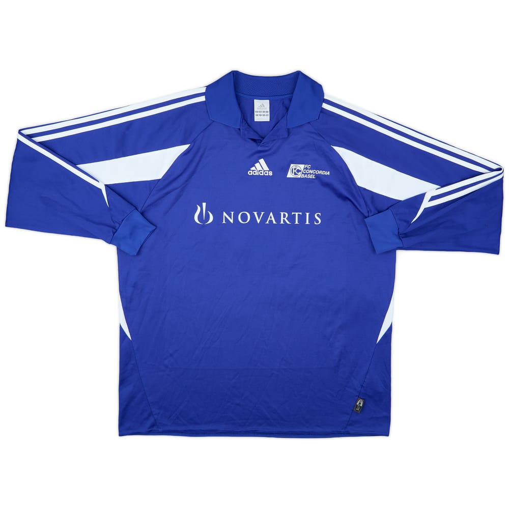 2003-04 Concordia FC Basel Home L/S Shirt #10 - 8/10 - (L)