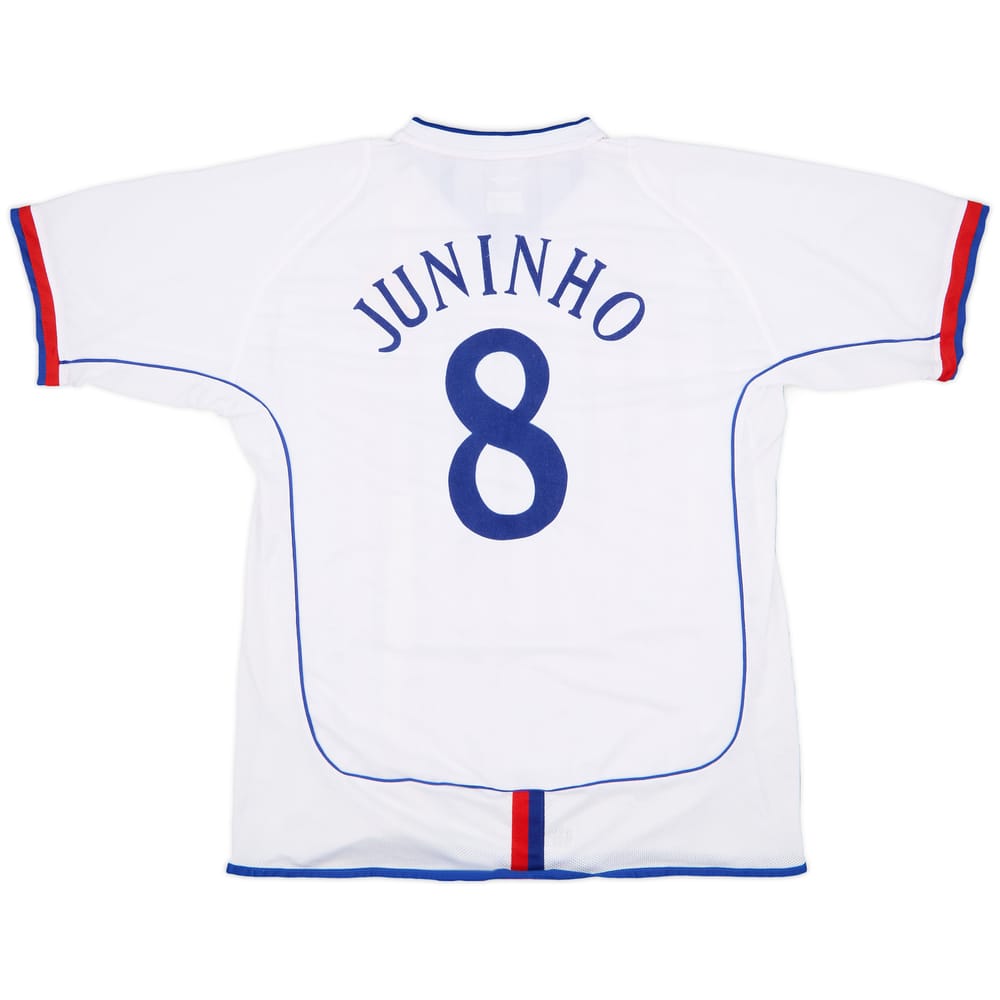 2002-04 Lyon Home Shirt Juninho #8 - 8/10 - (XL)