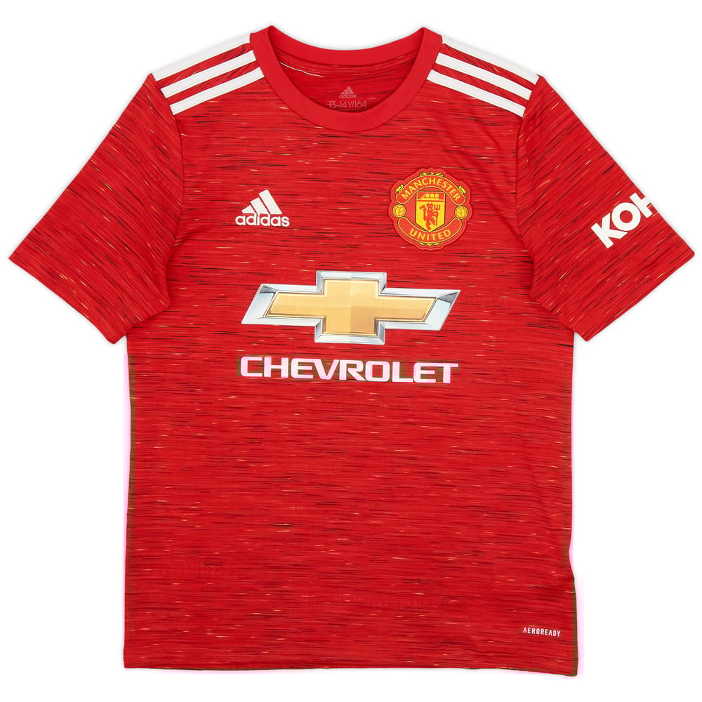 2020-21 Manchester United Home Shirt - 8/10 - (L.Boys)